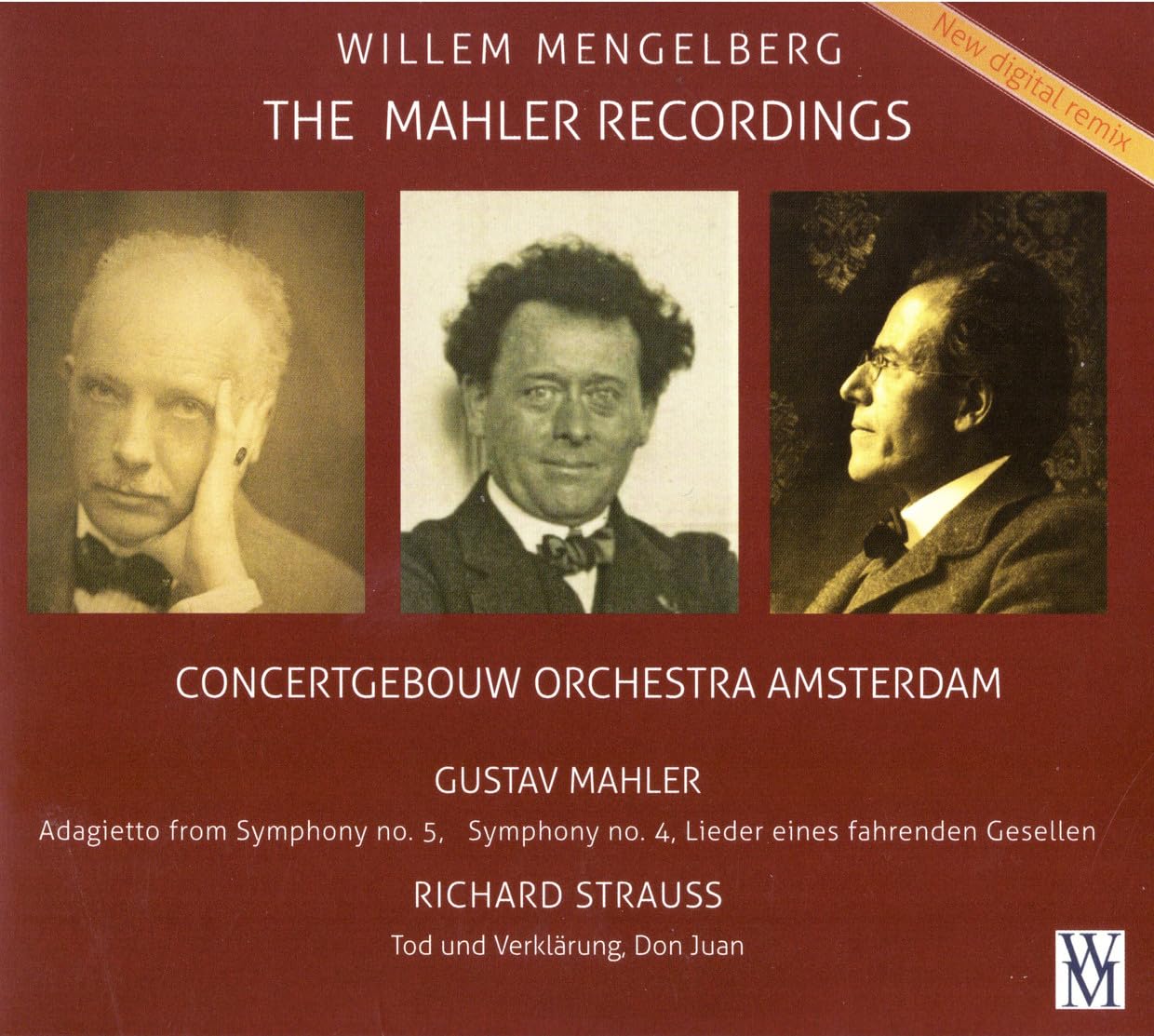 Strauss/Mahler Symphony 4, Lieder eines fahrenden Gesellen, Adagietto from Syphony No 5, Tod und Verklarung