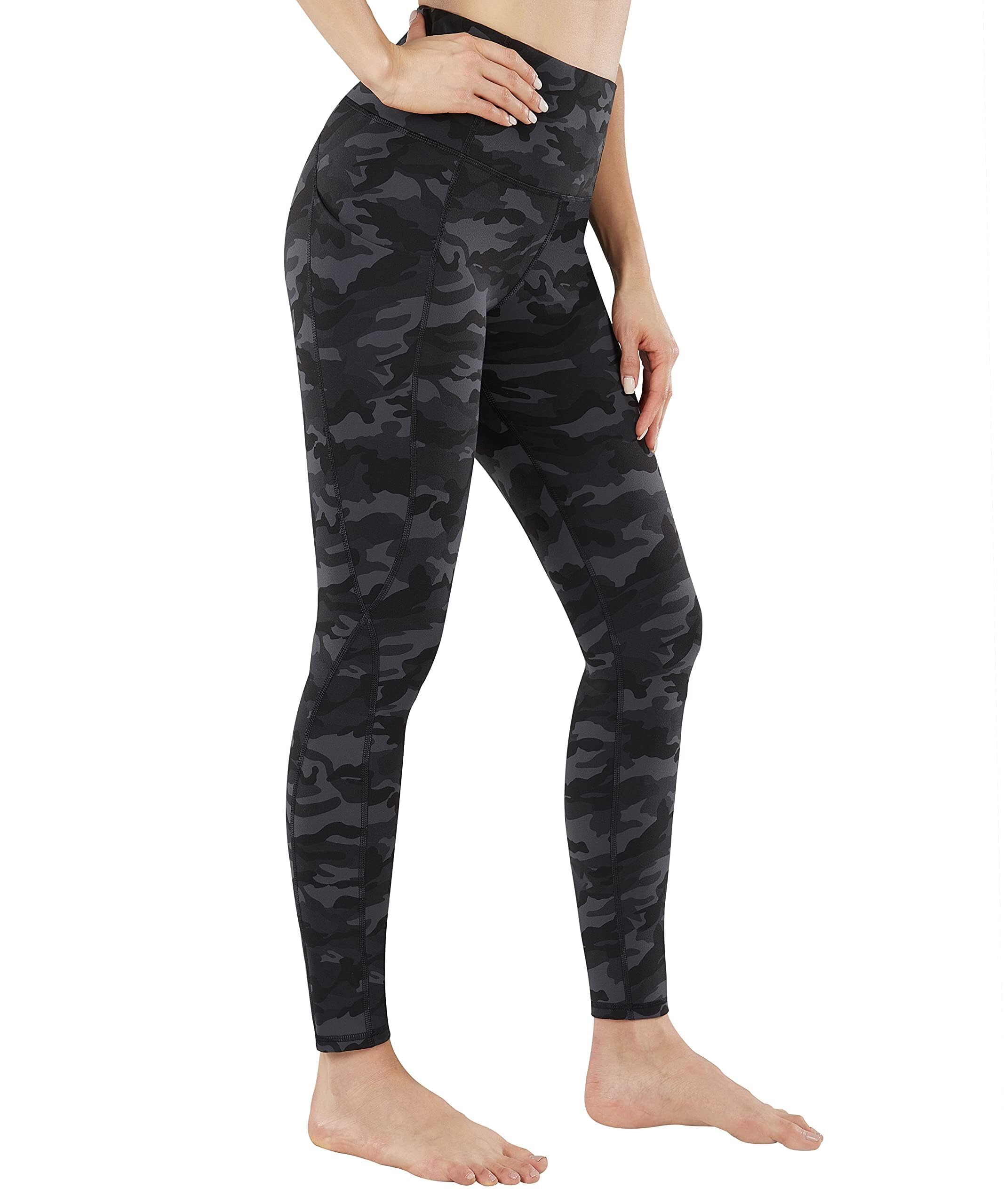 PHISOCKAT Pantalones de Yoga de Cintura Alta para Mujer con Bolsillos, Leggings con Bolsillos, Leggings de Control Tummy para Entrenamiento y Yoga