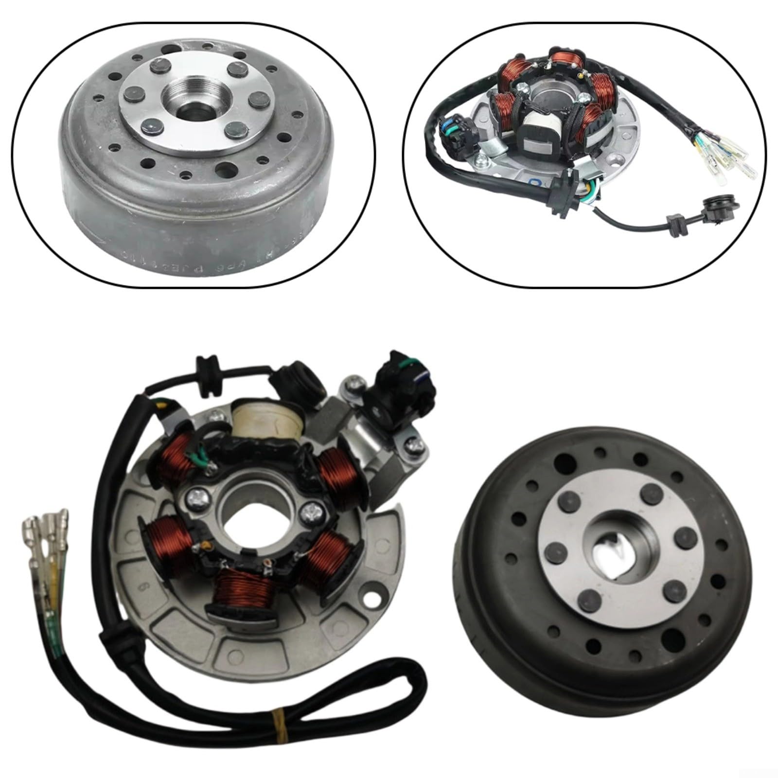 Bobina di accensione statore magnete per Lifan 140 140cc 1P55FMJ motore sistema di accensione kit per motori orizzontali