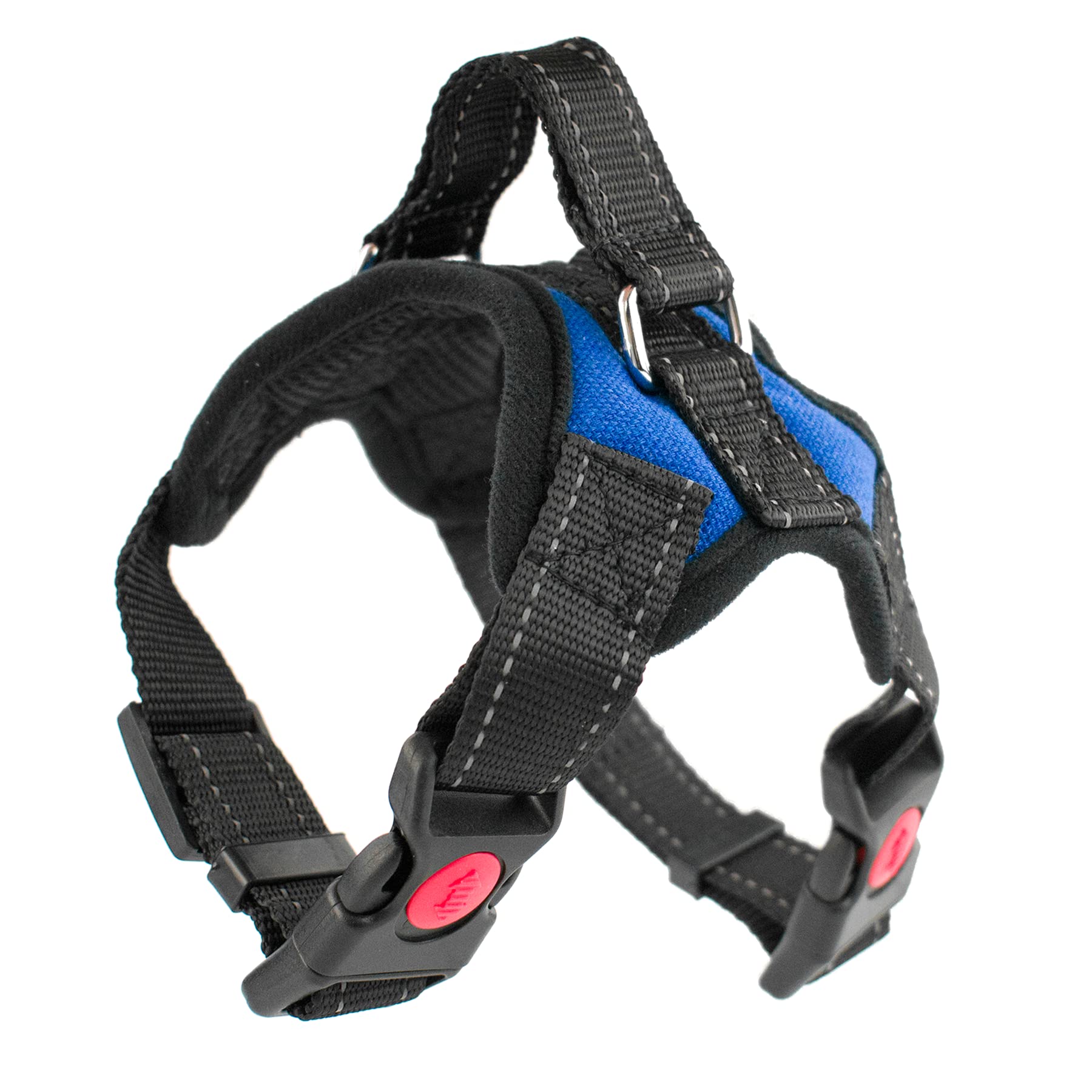 KCT No Pull Dog Harness Extra Small Blue - Soft Padded Adjustable Vest Easy Control