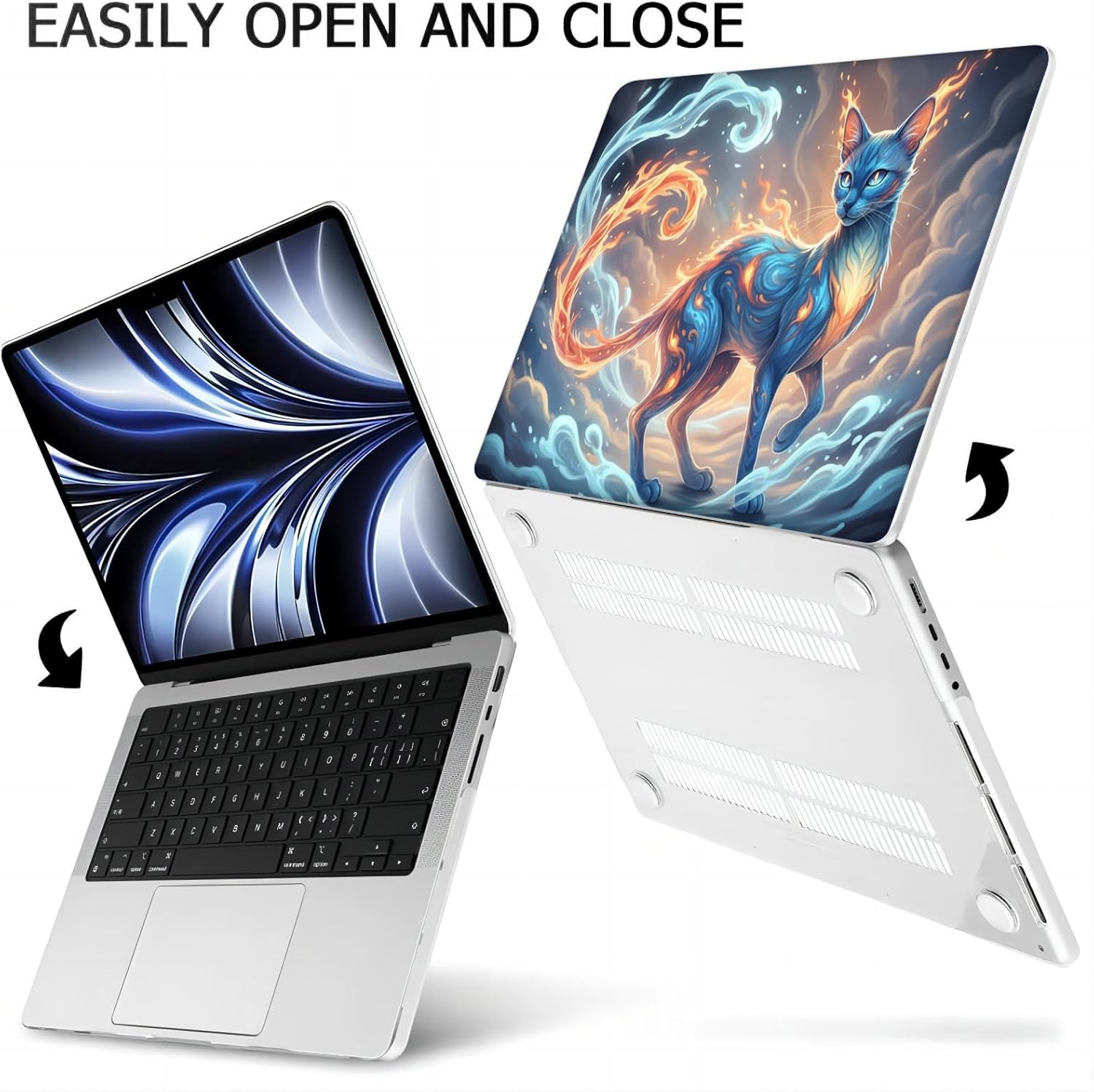 Compatible with MacBook Neo 13-inch, Hard Shell Case with Keyboard Cover and Screen Protector (A3404 A18 Pro chip, 2026 Release) - Siamese MC22077