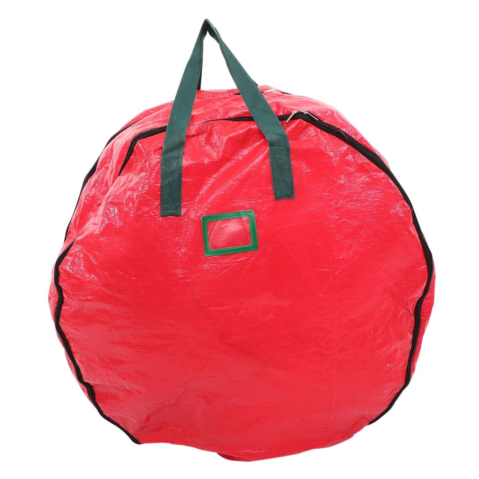 Stockage couronne de Noël grand sac de rangement PE double couche rond et robuste