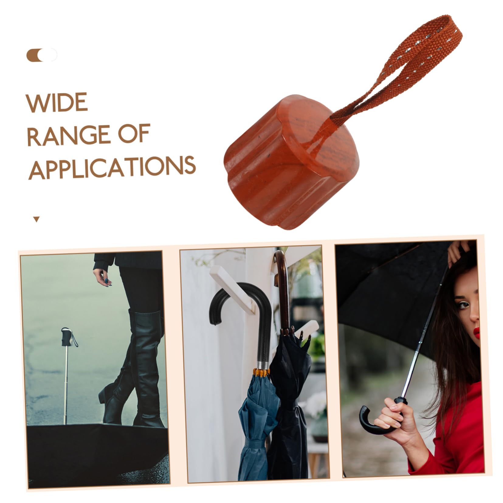 OFFSCH 2Pcs umbrella handle replacement for daily plastic handle for UV umbrella plastic umbrella wooden handle plastic umbrella grip replacement Accessories replaceable hand rest