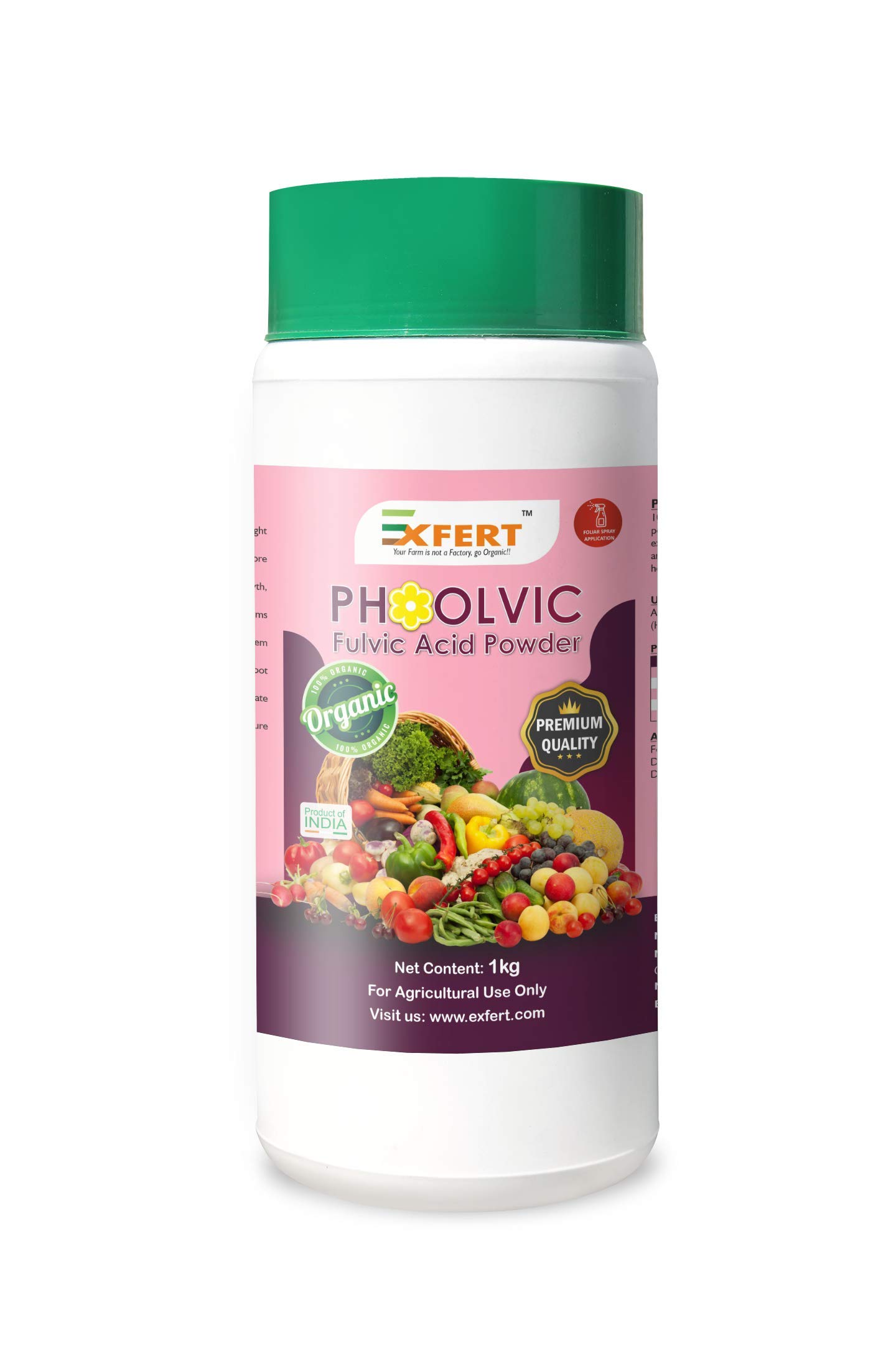 Exfert PHOOLVIC (FULVIC Acid 80% Powder Promotes Flowering, Fruiting, Immunity, Overall Growth, Root Development, Shoot Development for Plants in Horticulture, Hydroponics, Green House) 250gms (B08XWLNJPC) Amazon Price History, Amazon Price Tracker
