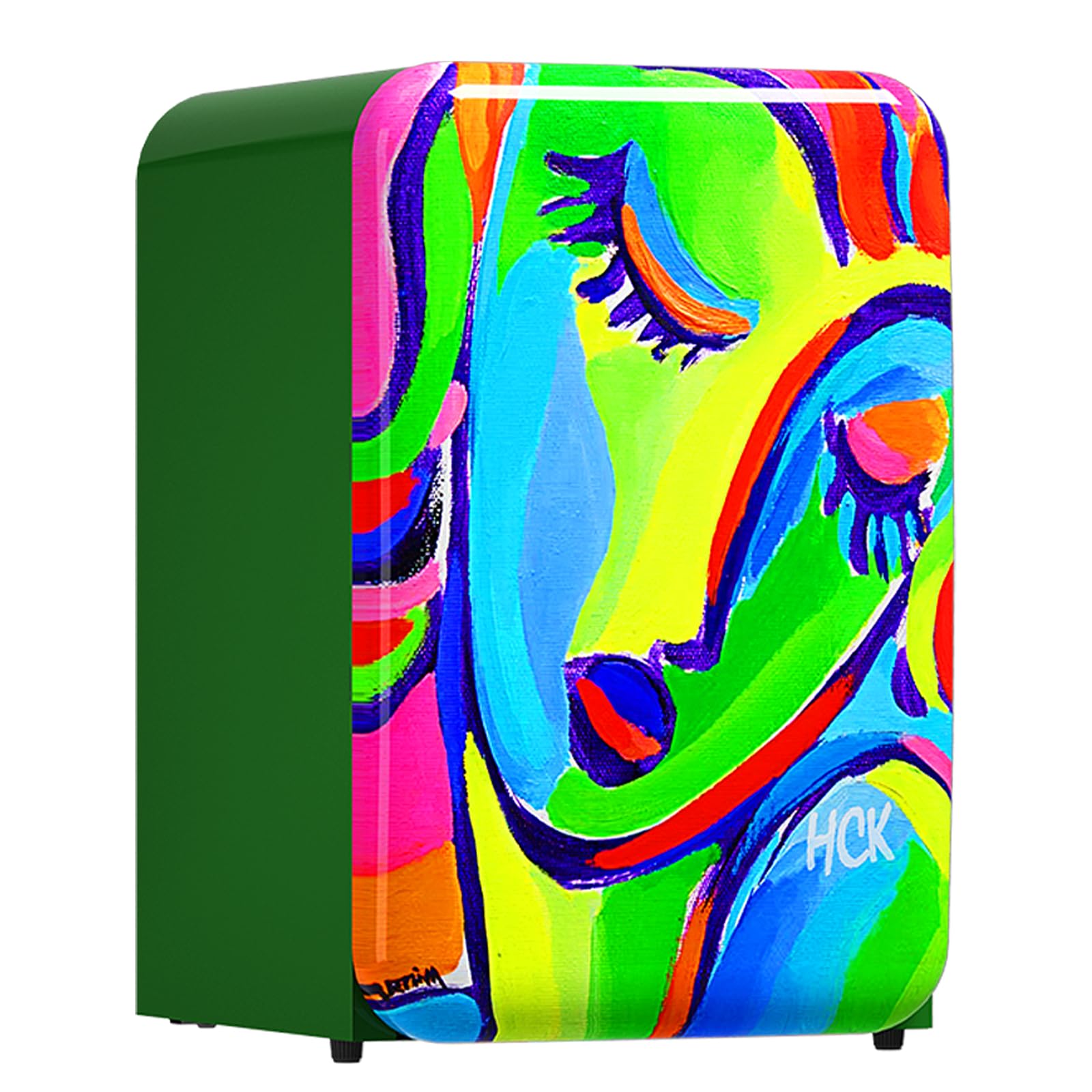 scaffale freestyle con freezer hck 107l art painting regolabile