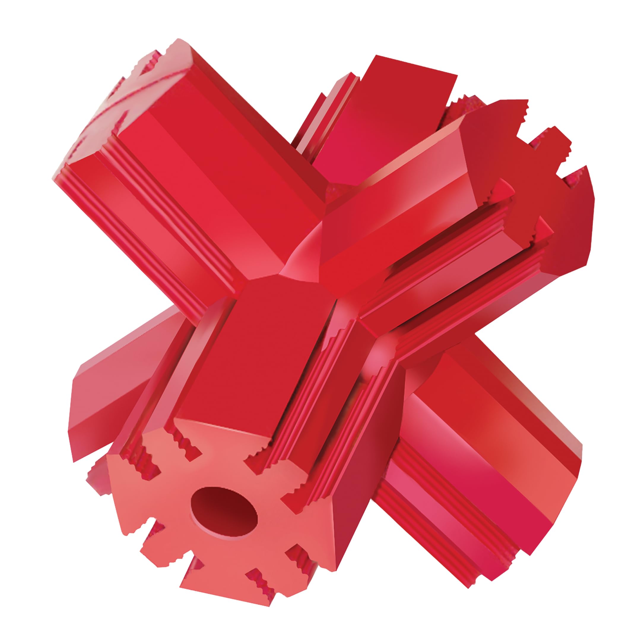 Jump'N Jack - Dog Toy for Chewing & Dental Health - Made of Natural Rubber - For Large Dogs