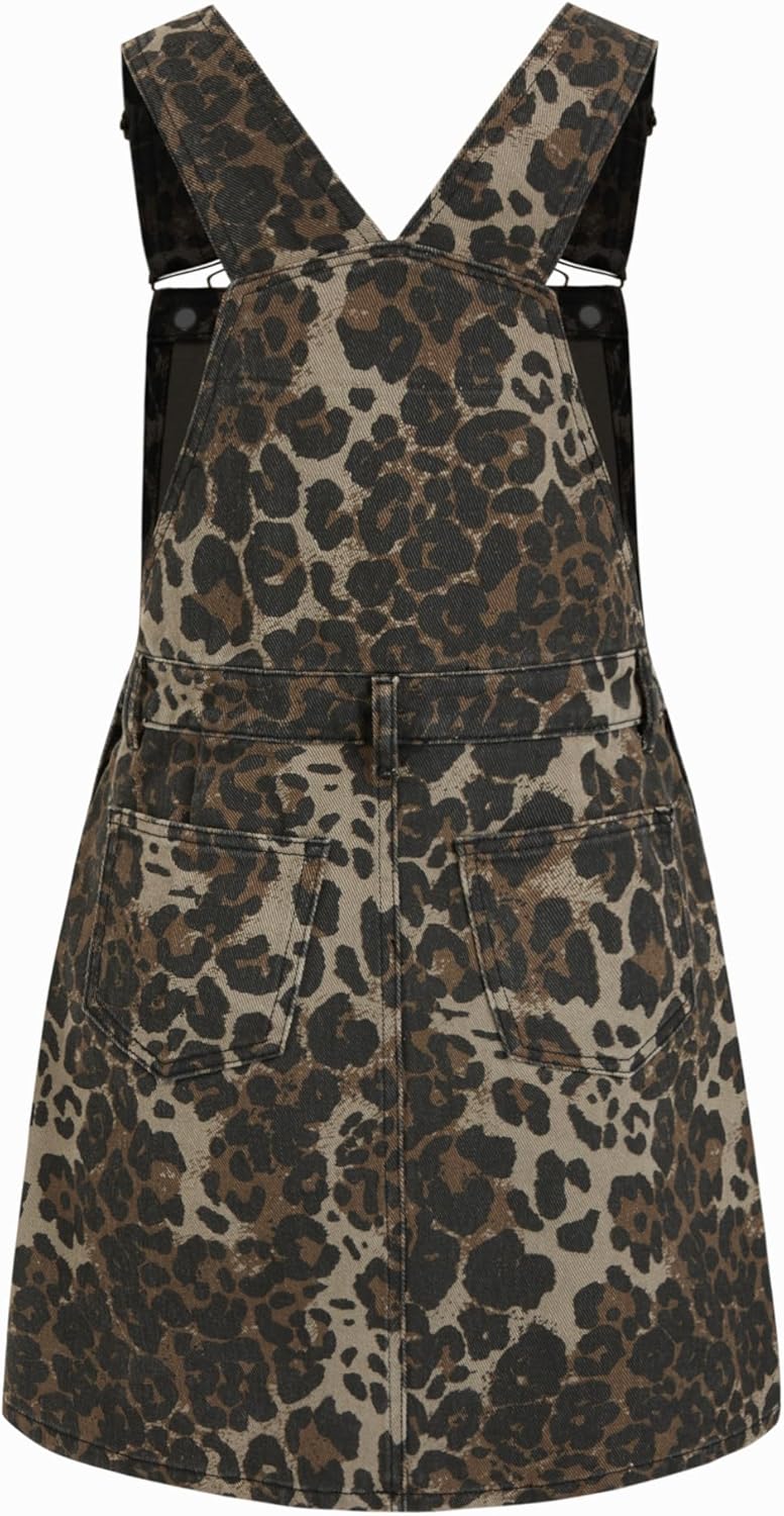 CIDER Denim Overall Dress for Women Jean Dress Sleeveless Mini Dresses with Pockets Adjustable Strap Trendy 2026 - Image 5