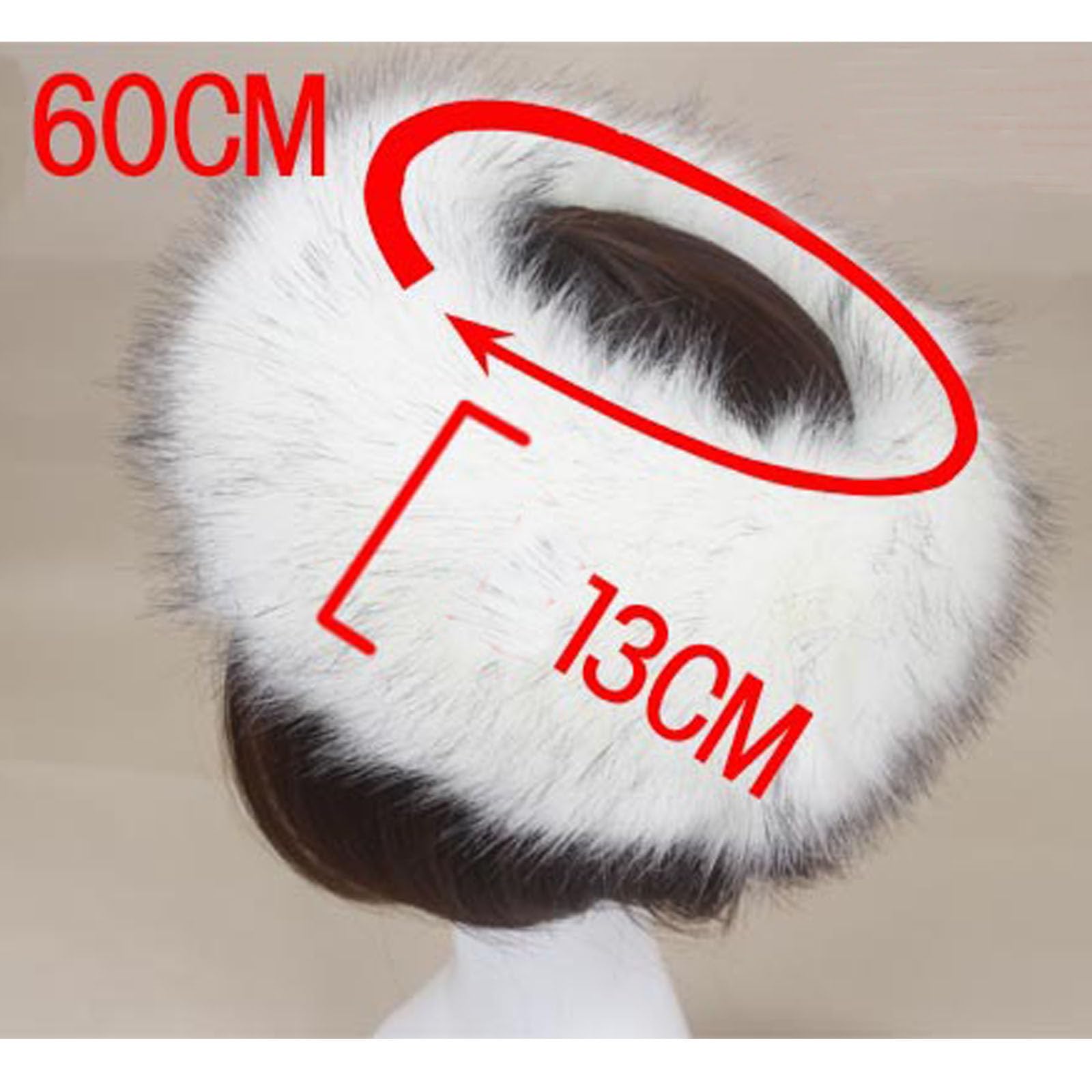 Gorro de piel sintética para mujer, estilo cosaco ruso, gorro de invierno