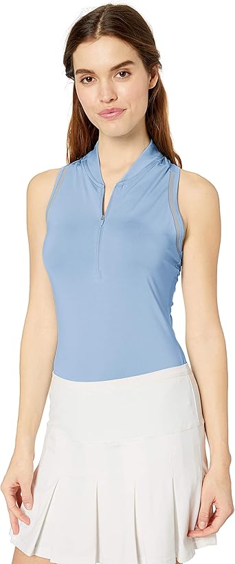 Adidas sleeveless golf shirt Clearance