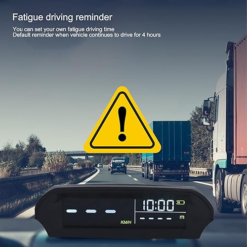 Miniatura 6 de Acouto Universal Auto HUD Proyector Multifuncional Velocímetro Vehículo de Carga Solar Pantalla de Video