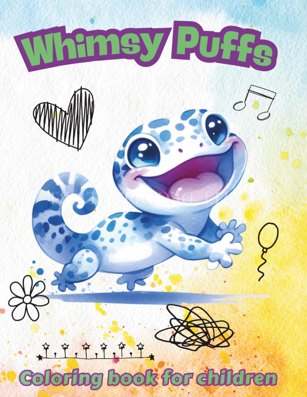 Whimsy Puffs: Coloring book for children