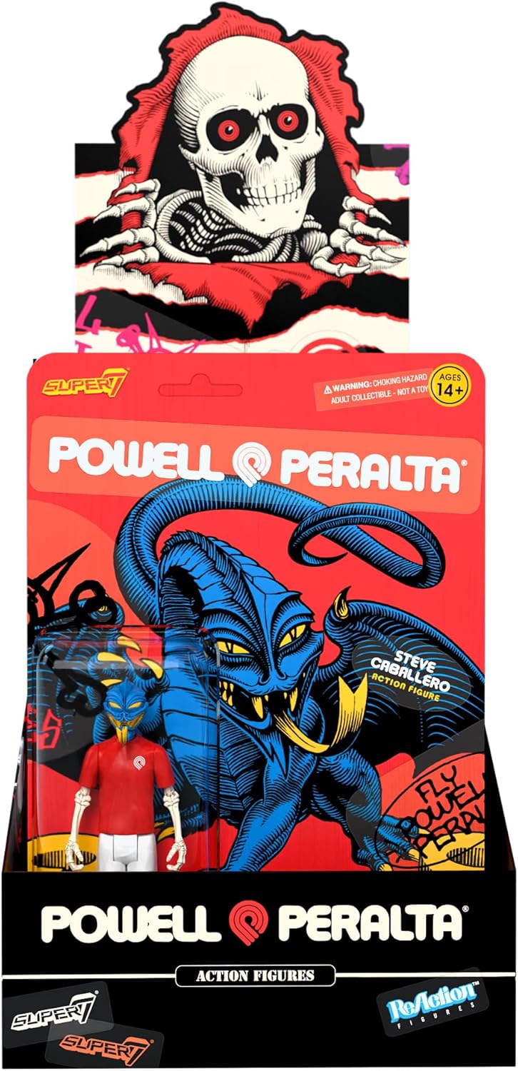 Super7 Powell-Peralta Wave 5-3.75" Powell-Peralta PDQ Action Figure Classic Skateboard Collectibles and Retro Toys