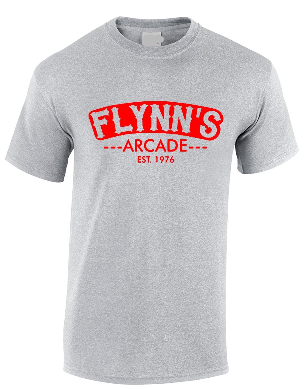 Crown Designs Men's Grey Flynns Arcade Sci Fi Movie Film Inspired For & Teenagers T-Shirts Tops - /Xx-Large
