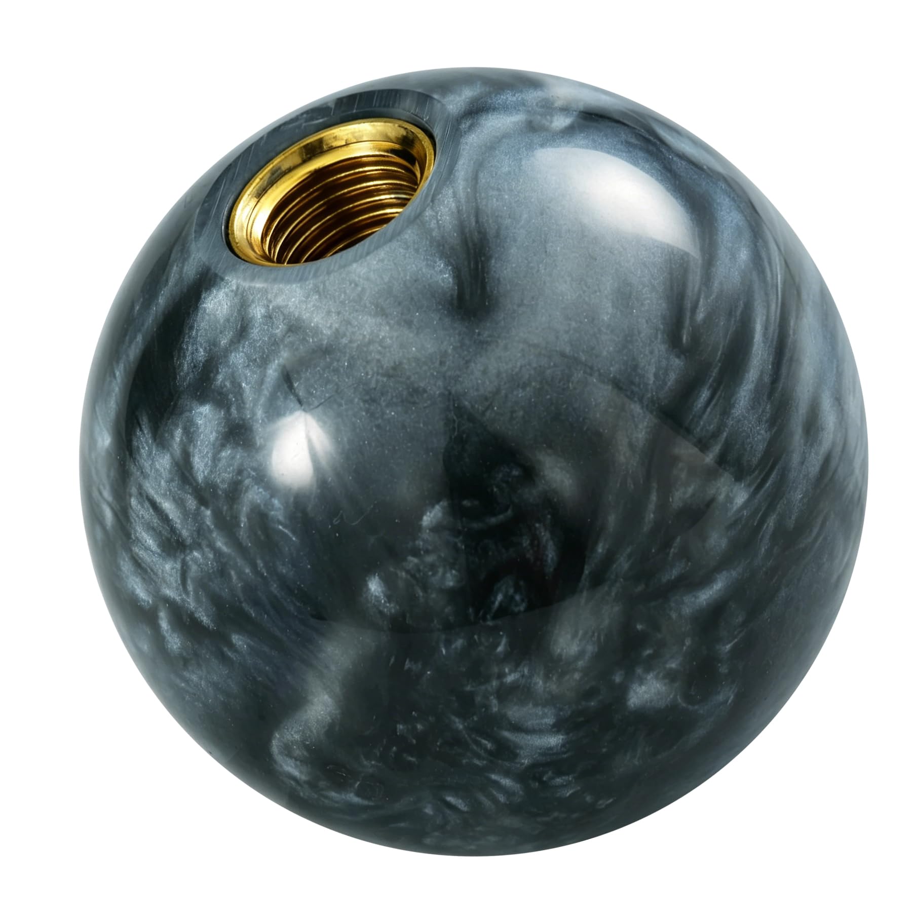 Padaodao Round Gear Knob Shift Grip Handle Ball for Most Manual Automatic Transmissions Cars, Grey