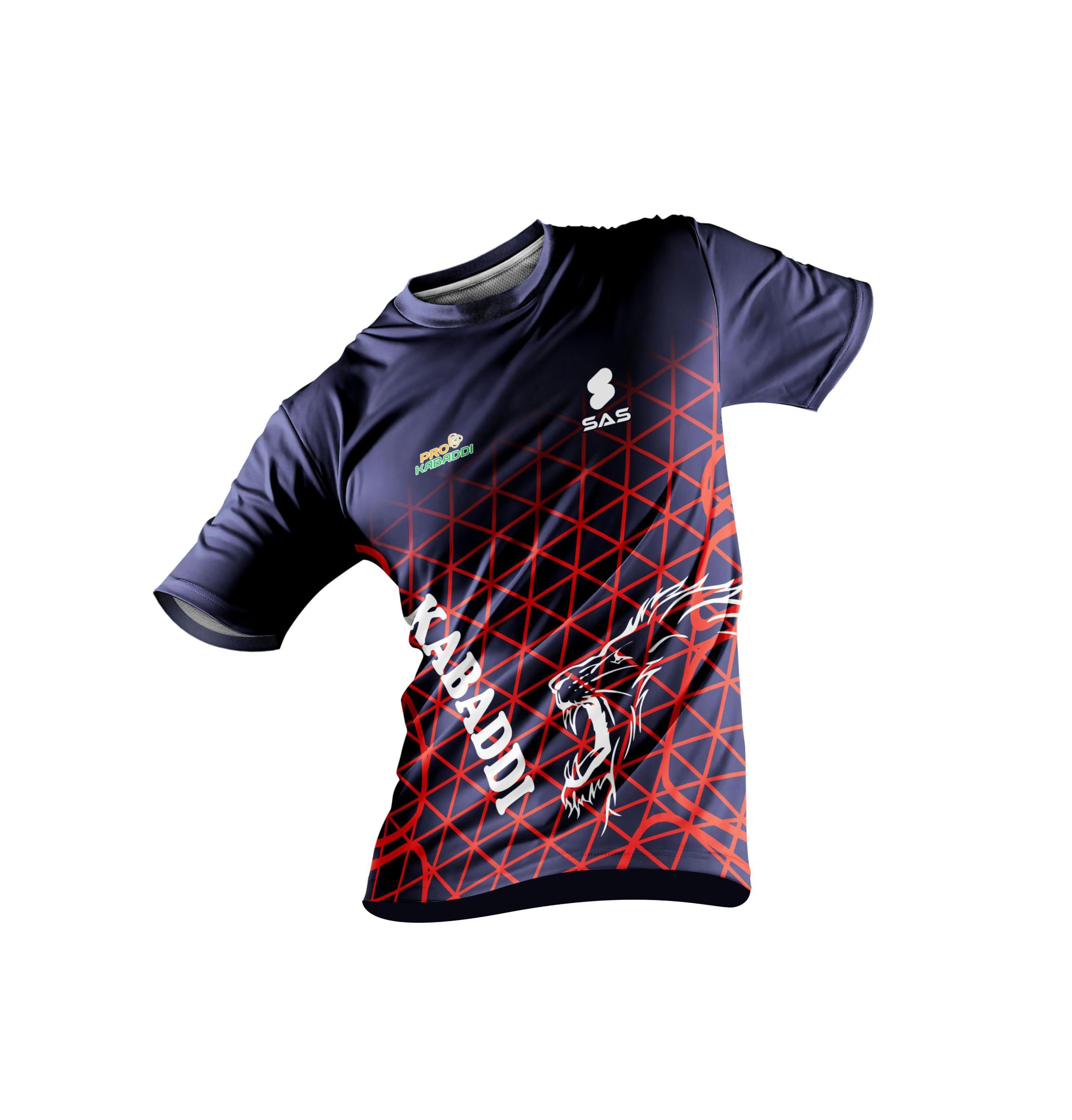 Kabaddi Jersey for Boys & Men | Quick-Dry Stretchable Sports T-Shirt for Practice & Match Wear | Lightweight Durable & Breathable Fabric | Vibrant Team Colors-image-37