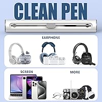 Vista 6 de Kit de limpieza Inesore para Airpods Pro Serie 3 2 1, herramienta de pluma de limpieza multifunción para auriculares, altavoces de iPhone