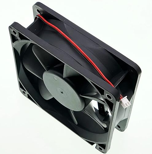 Miniatura 4 de para MQ12038HBL DC24V 0.35A 12CM Ventilador de enfriamiento DC Ventilador AXIAL Ventilador de enfriamiento silencioso 2-Pin 2-Wire