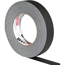 WELSTIK Gaffer Tape 1" Black 1" x 60 Yards Heavy Duty Gaffer Tape for Cable/Photography/Theatre Stage Setup,Interior Design,No Residue,No Reflection,Easy to Tear