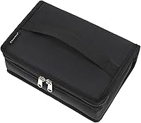 FlowFly Small Insulated Lunch Bag - Portable Thermal Cooler Tote with Handle for Work, School, Picnics - Black