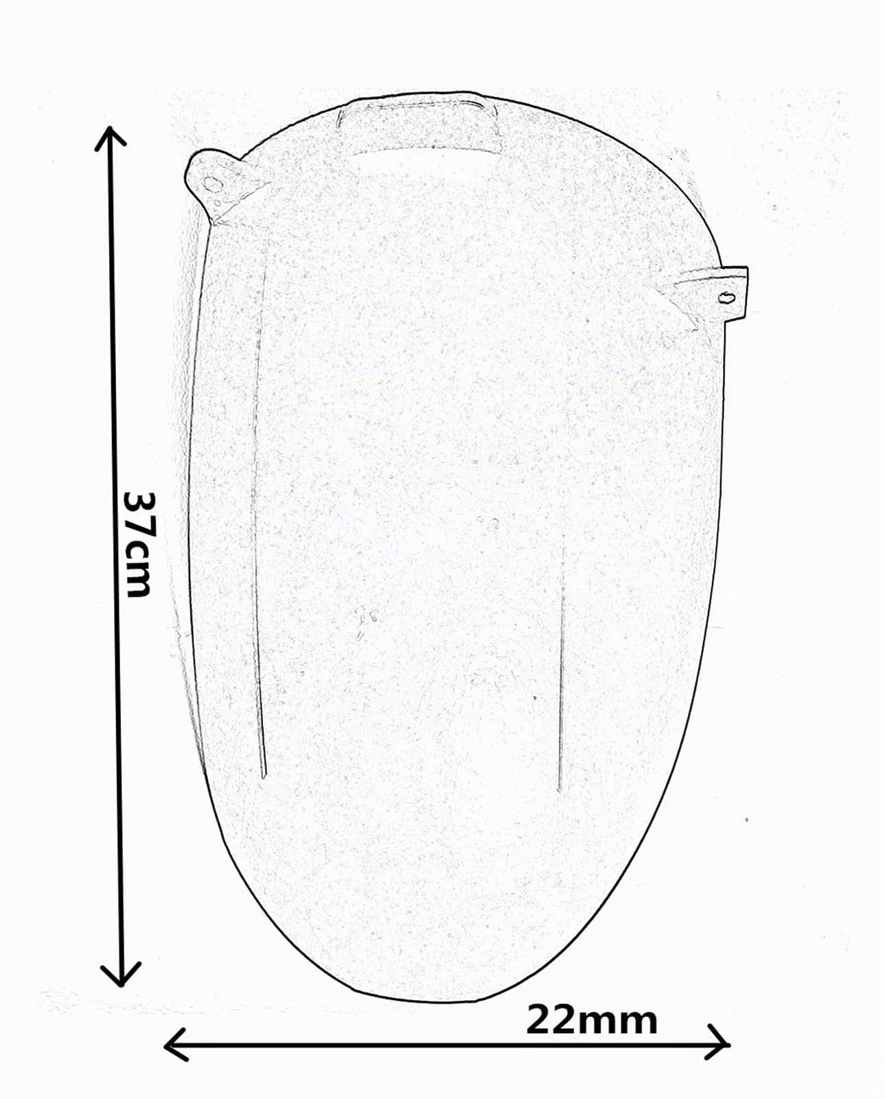 Garde-Boue Arrière De Moto NingRuiBhd Pour Tiger 900 GT Pro 2020-2021, Noir, Plastique ABS, Protection Anti-Éclaboussures, Motocyclette