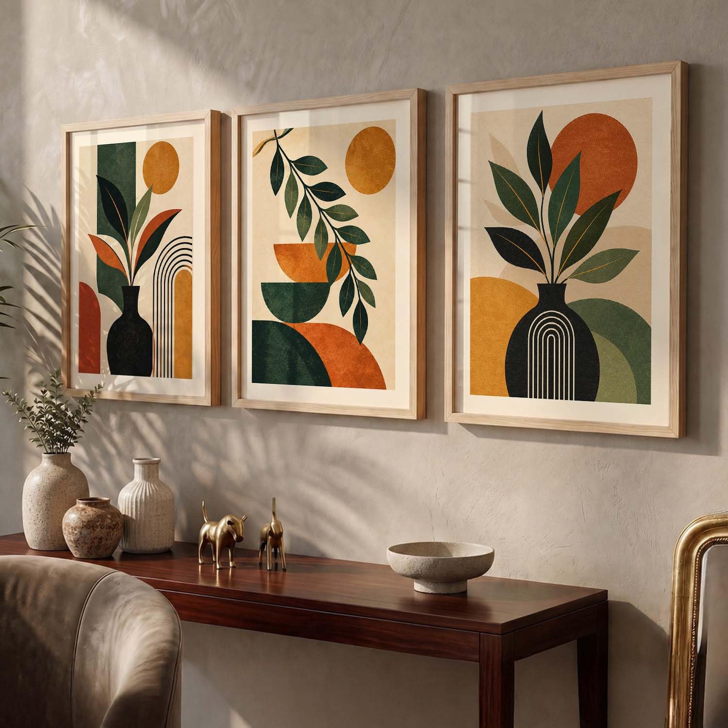 Bohemian Art Prints - 3 Maximalist Frames -6 Bohemian Art Prints - 3 Maximalist Frames -6