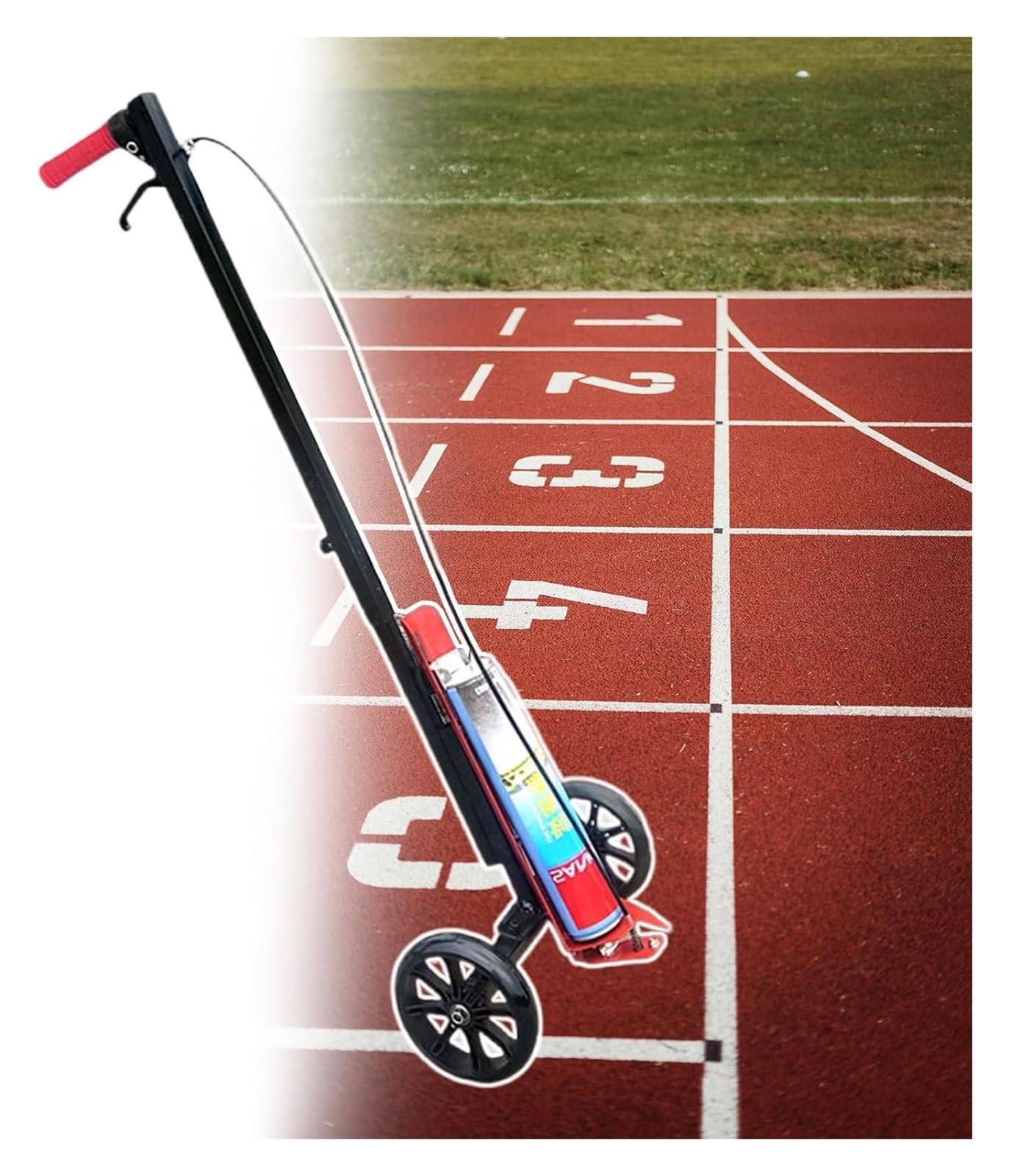 IUokLU Line Marking Machine with Sturdy Construction and Adjustable Height for Pavement, Schools, Sports, and Industrial Use