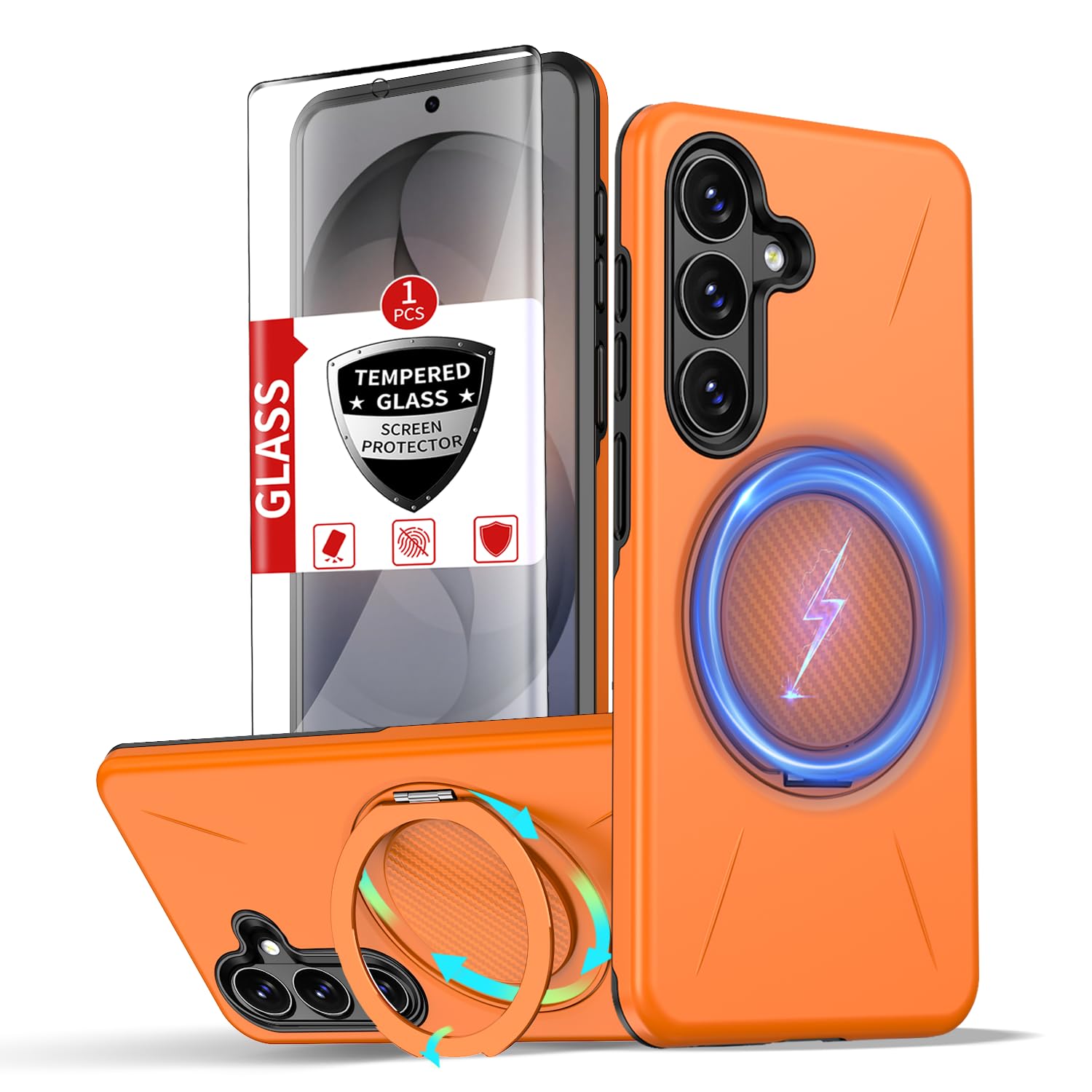 Coque aimantée Samsung S26 antichoc de qualité militaire avec support écran - 8