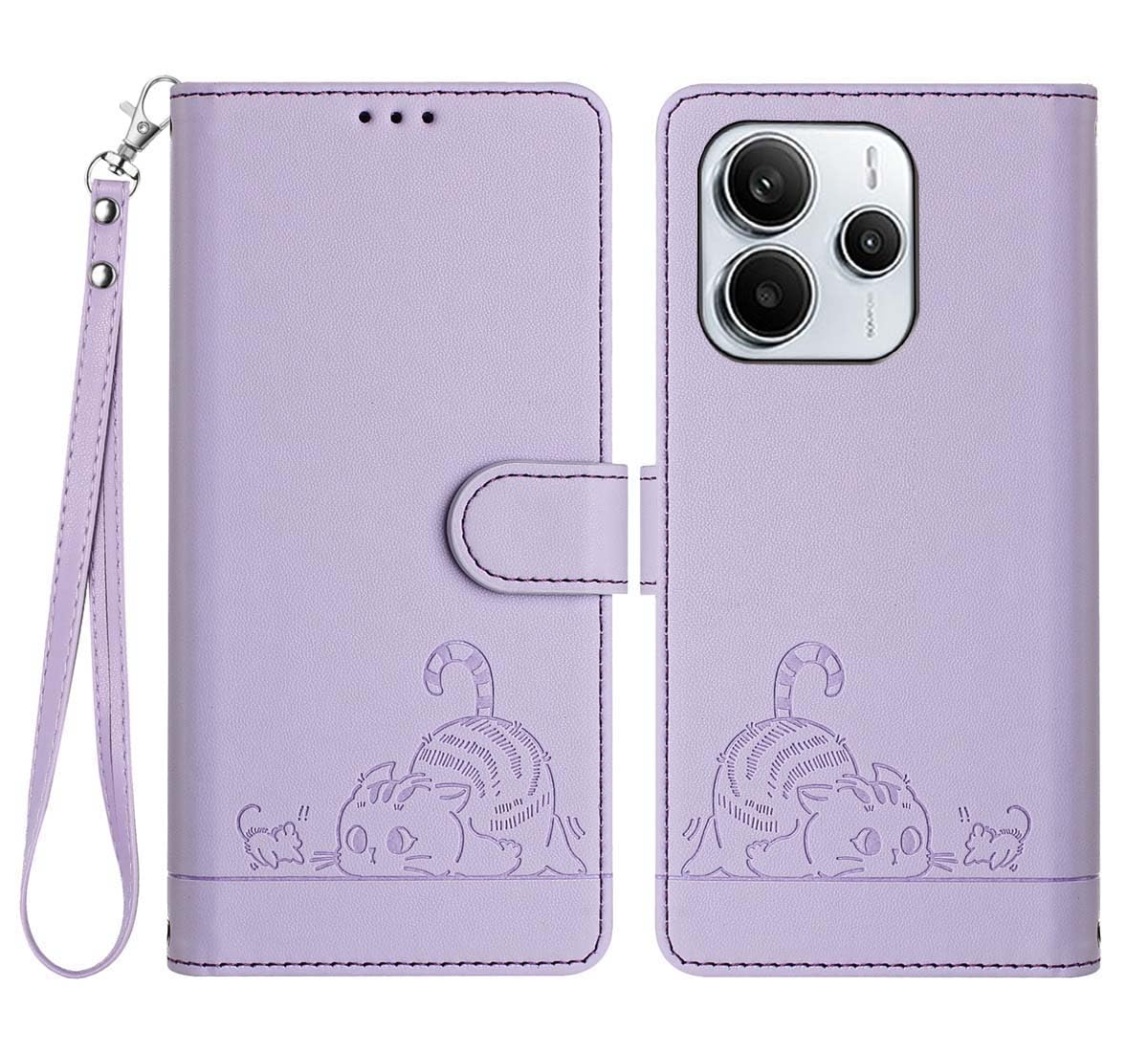 Rostsant Cover per Xiaomi Redmi Note 12 4G Custodia Cover Pelle Libro Portafoglio con Porta Carte