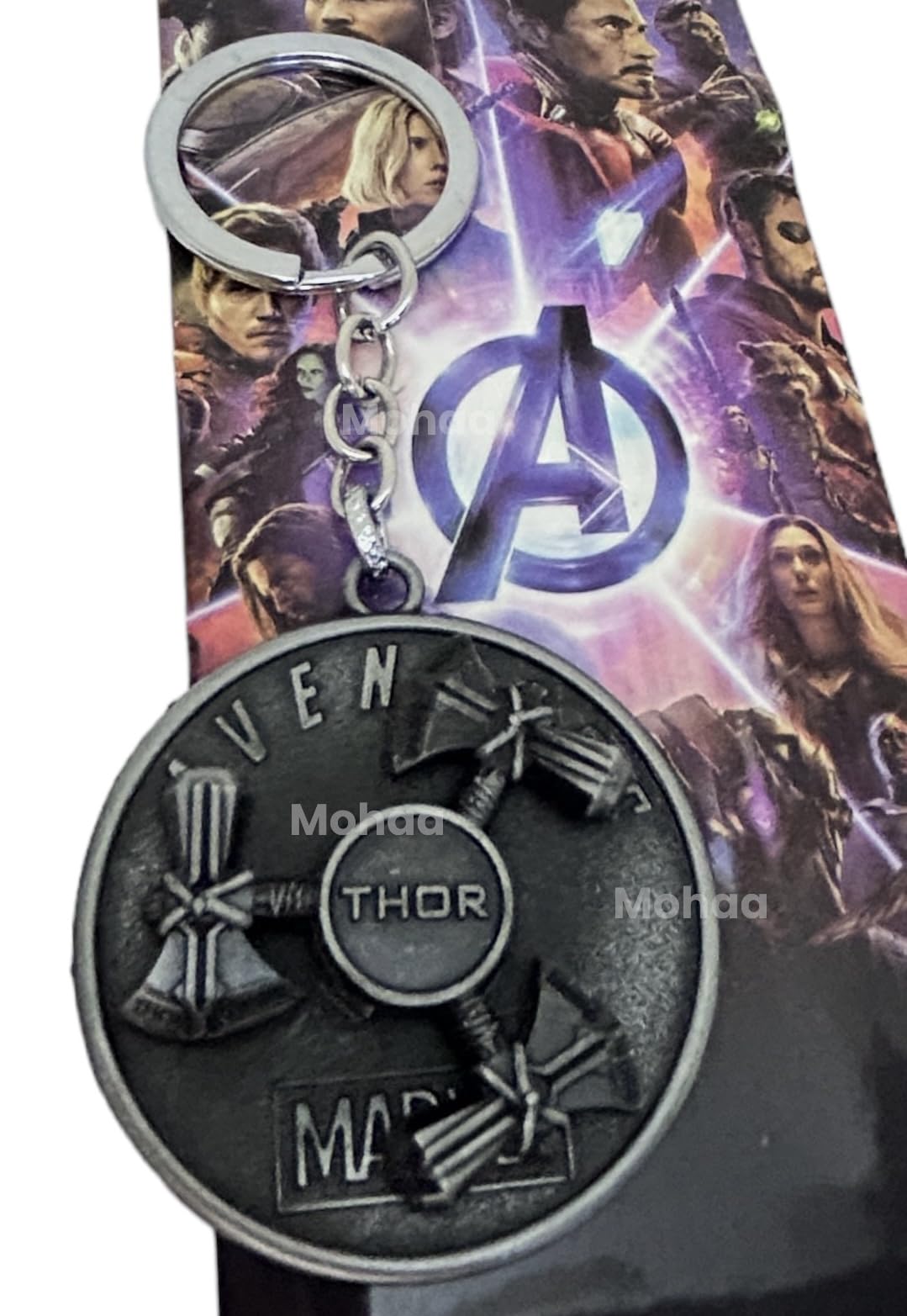 mohaa Superhero-Inspired Metal Keychains for Men – Collectible Key Ring for Car, Bike & Bag | Durable Gift for Boys, Brother, Boyfriend | Comic Action Hero Key Holder