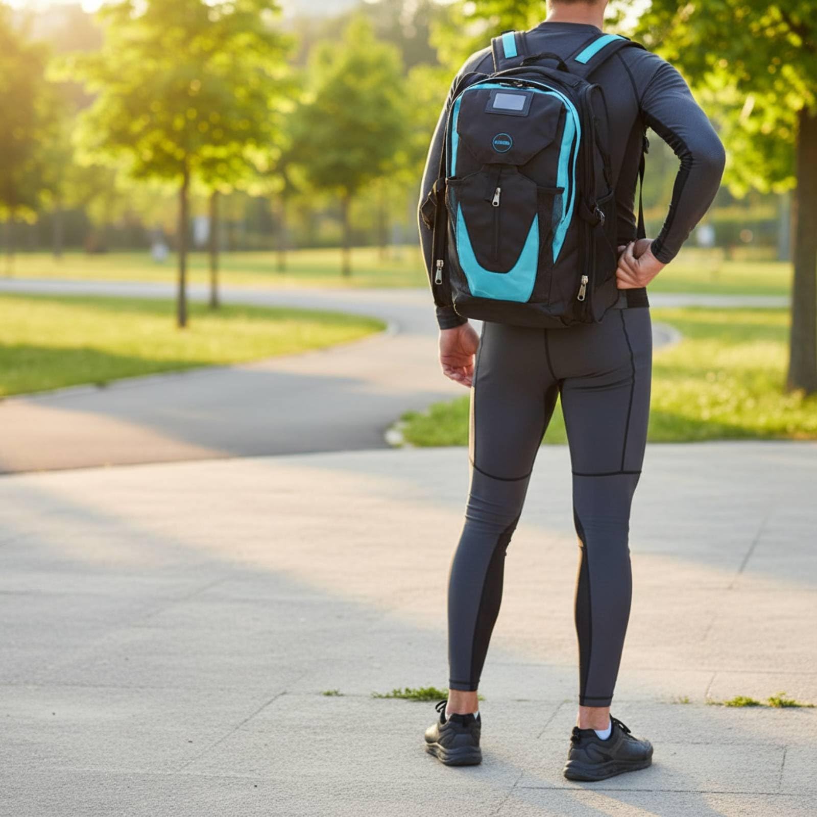 Zaino Porta Pattini Trasporto Comodo Accessorio Sportivo Resistente Attrezzatura Sportiva per Pattinaggio, Outdoor