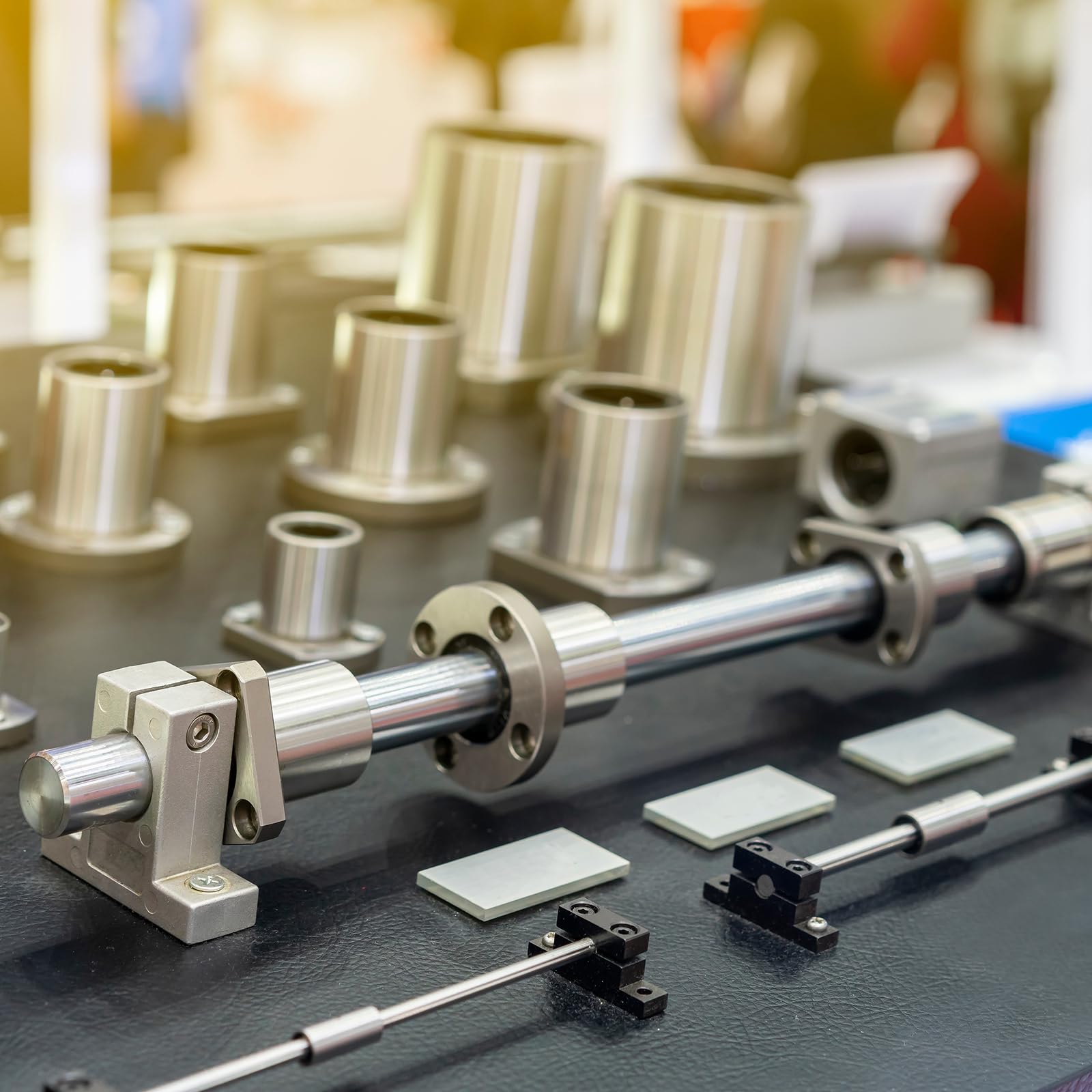 KEM Guide D'arbre De Tige De Mouvement Linéaire Support D'arbre De Guidage D'arbre De Tige De