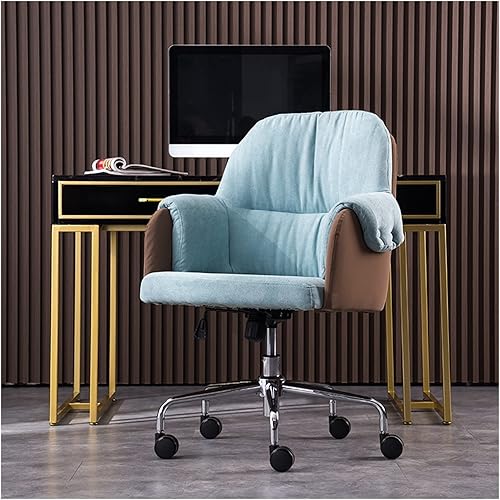 Miniatura 8 de Silla de oficina ergonómica para el hogar, silla de escritorio, silla giratoria ergonómica ajustable para estudio, silla de oficina en casa (color