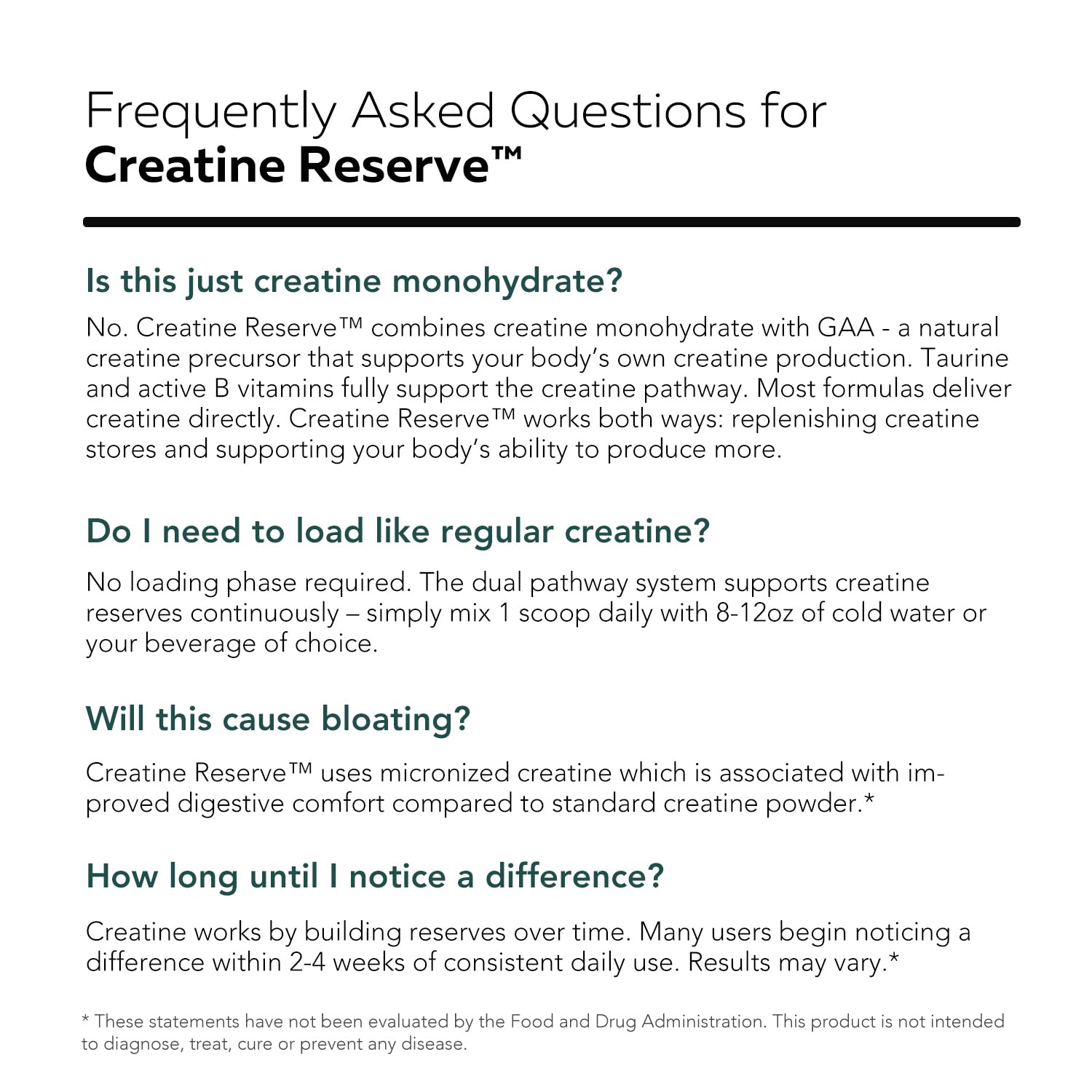 Creatine Reserve™ - Creatine Monohydrate Powder + GAA, Black Cherry Flavor — Amazon image 9