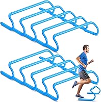 Vista 1 de Wettarn 10 unidades de entrenamiento de agilidad de velocidad, desmontables y duraderas, agilidad pliométrica y multiusos, equipo de entrenamiento