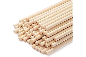 Unleash Creativity: Wooden Dowel Rods for Crafts, Photo Booth Props, and More