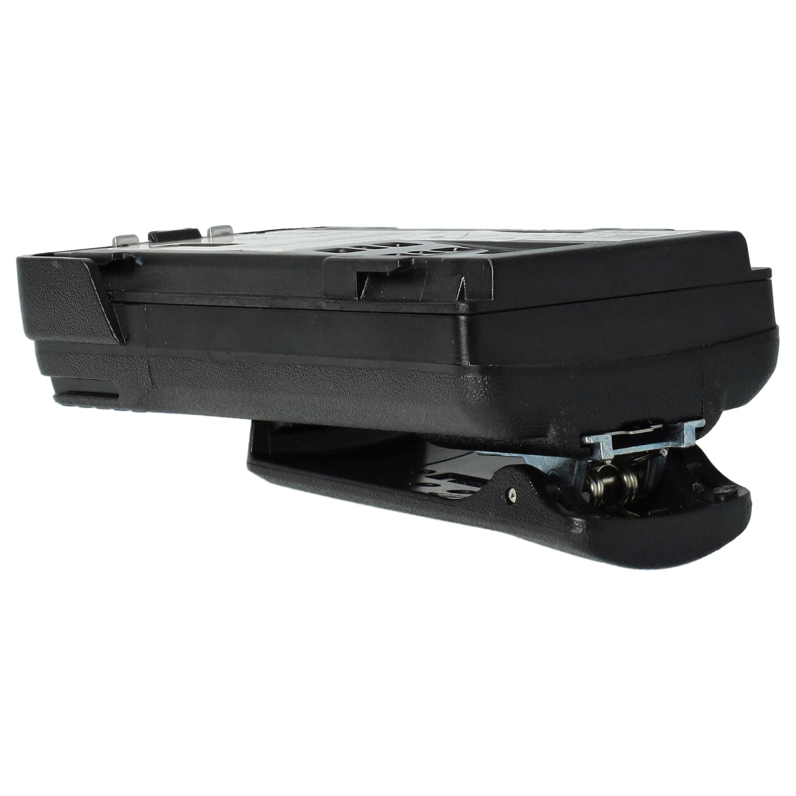 vhbw batteria sostituisce Motorola PMNN4406, PMNN4406BR, PMNN4409 per radio (2600mAh, 7,4V, Li-Ion) + clip