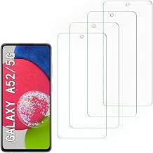 [4 Pack] Tempered Glass Screen Protector for Samsung Galaxy A52 5G