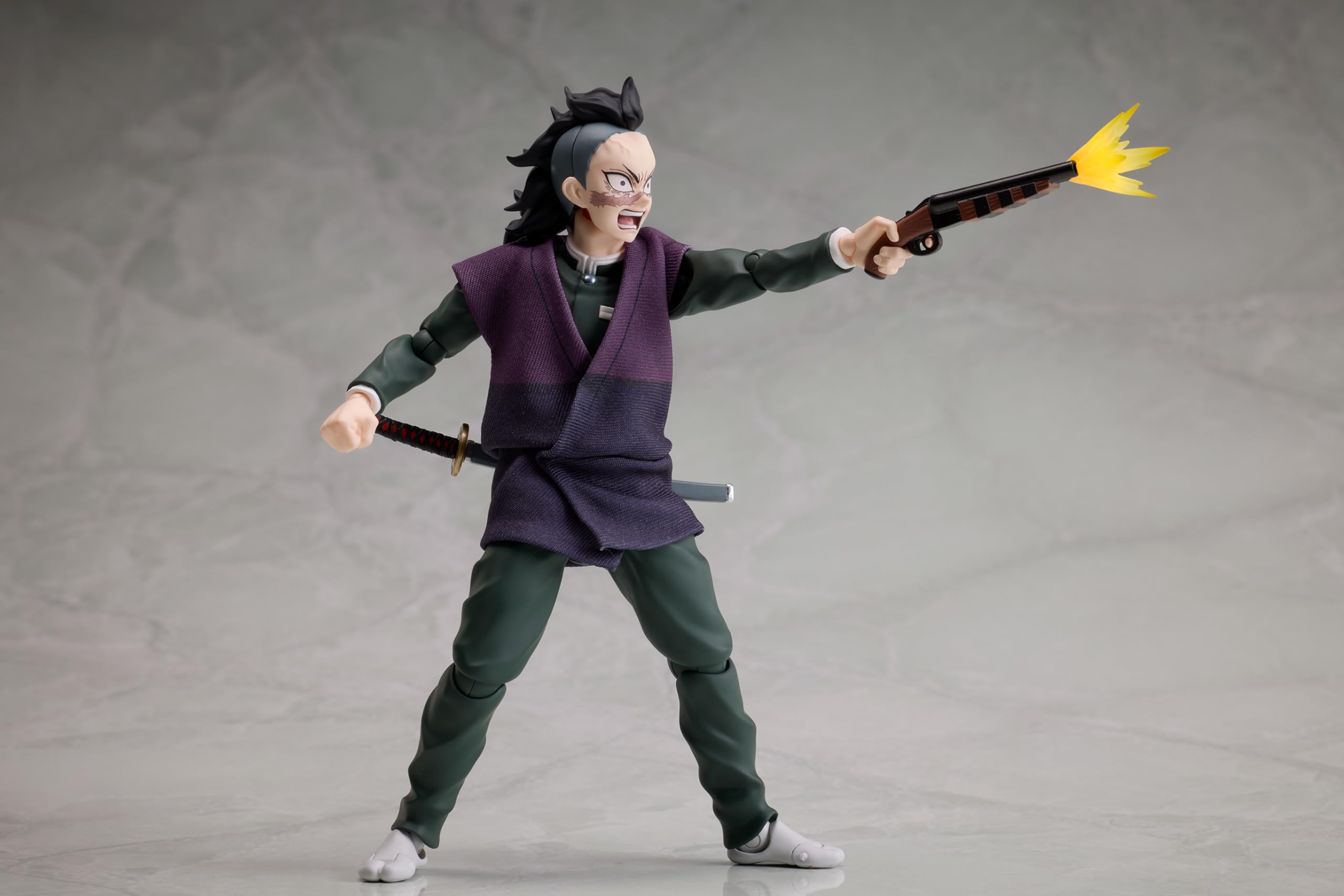 Aniplex Demon Slayer Kimetsu no Yaiba - Genya Shinazugawa BUZZmod Actionfigur im Maßstab 1:12