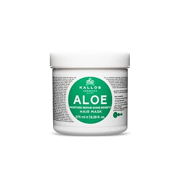 Kallos KJMN Aloe Moisture Repair Shine Hair Mask with Aloe Vera Extract & Vitamins 275 ml - 9,29 Fl Oz