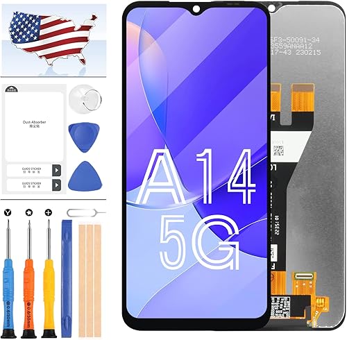 Miniatura 9 de Pantalla de repuesto para Samsung Galaxy A14 5G para Galaxy A14 5G LCD para Samsung A14 5G Display Digitizer Touch SM-A146 SM-A146U SM-A146U1