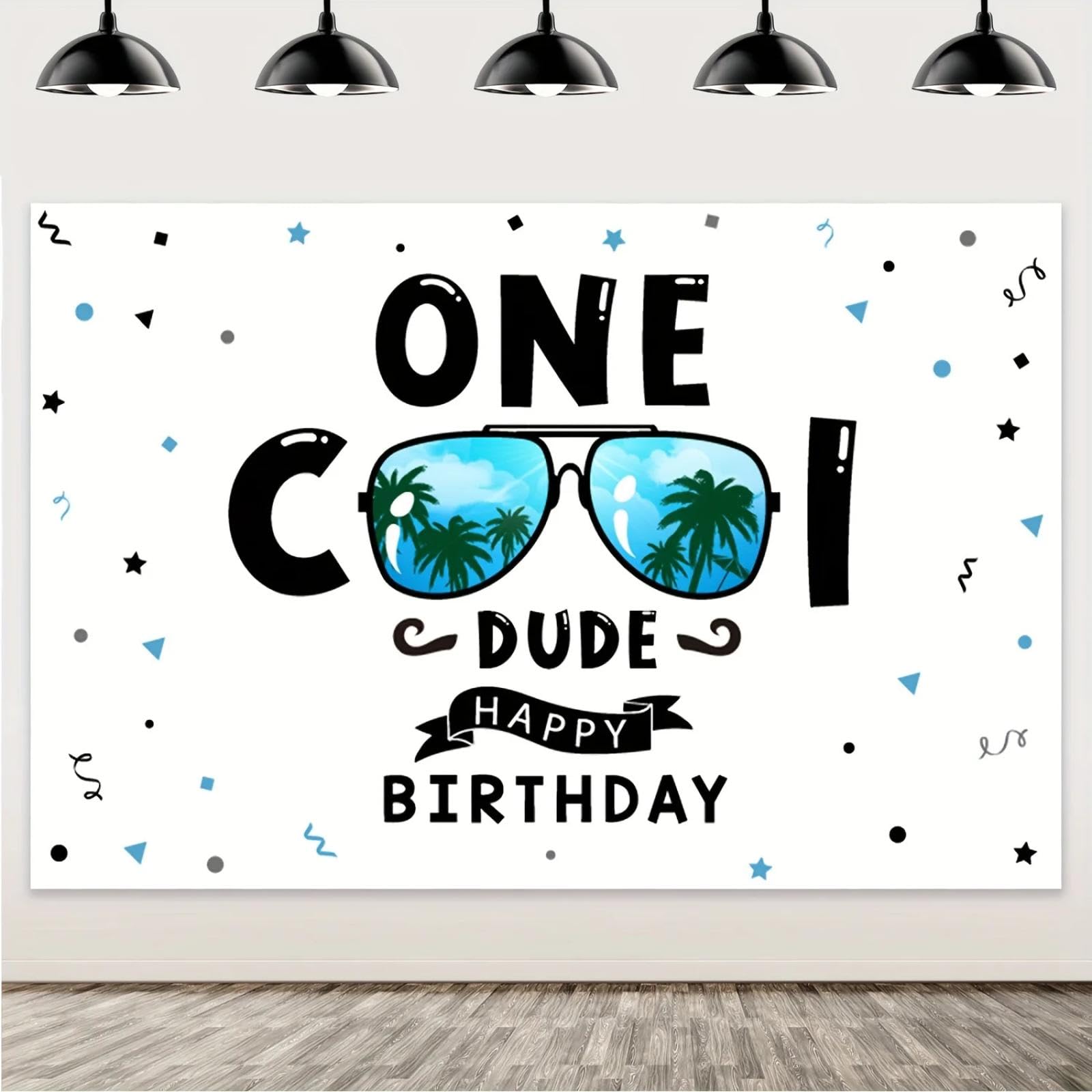 Bannière Murale décorative pour Photo d'arrière-Plan de 1er Anniversaire 300x200cm