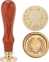 Vista 10 de Yoption Sello de cera de girasol, sello de cera de sellado de la serie Flora vintage, ideal para adornar sobres, invitaciones de boda, paquetes