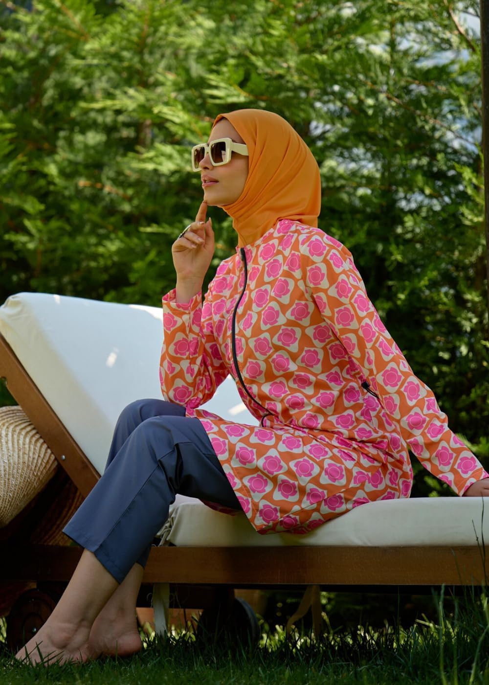 Modest Swimwear for Women 3-Piece Set - Parachute Burkini Set - Islamic Full Cover Swimsuit