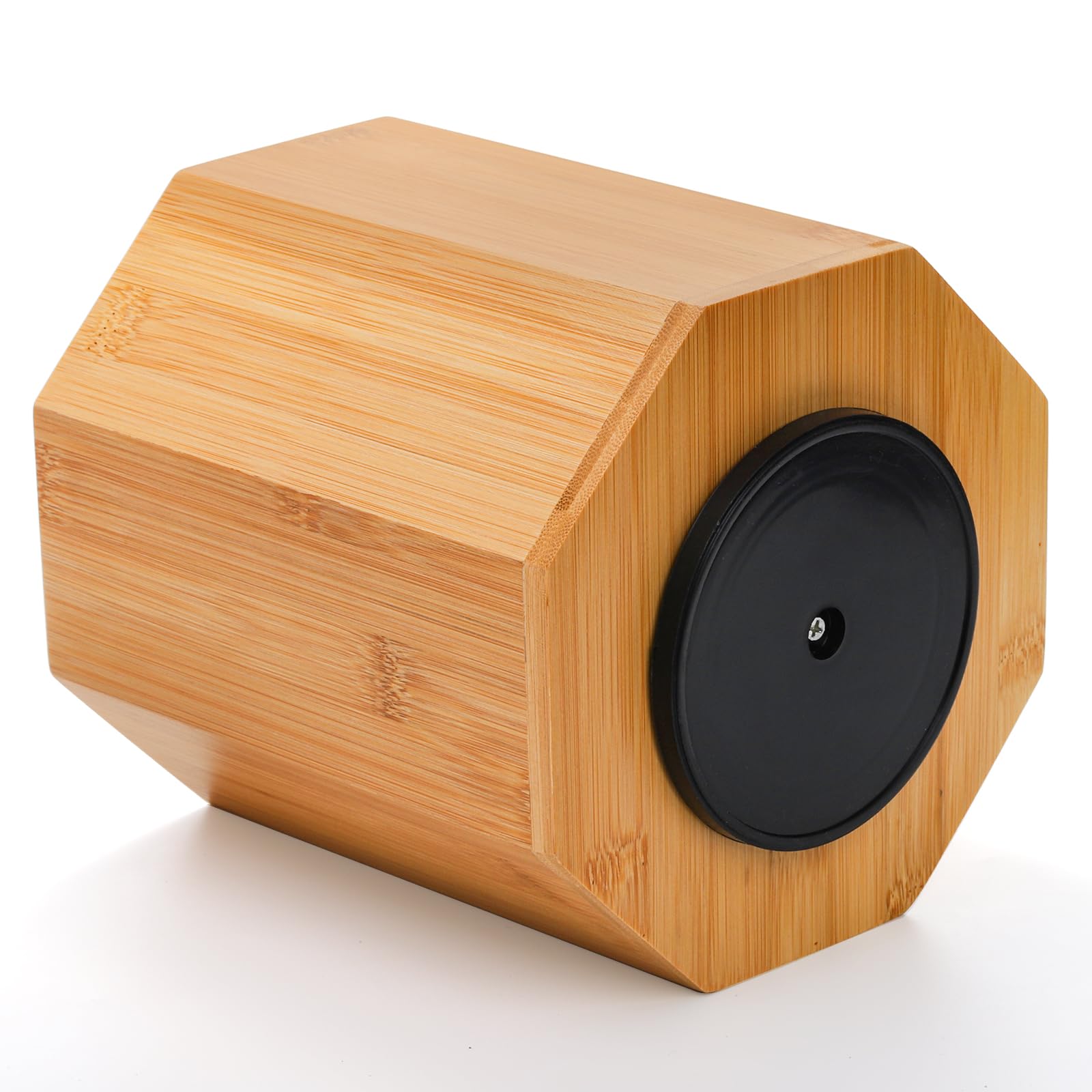 Küchenutensilienhalter aus Holz, 360° drehbar, für Arbeitsplatte, extra groß, 18,3 cm, 3 Fächer mit abnehmbarem Boden, für Bauernhaus-Küchendekoration, 2 Stück