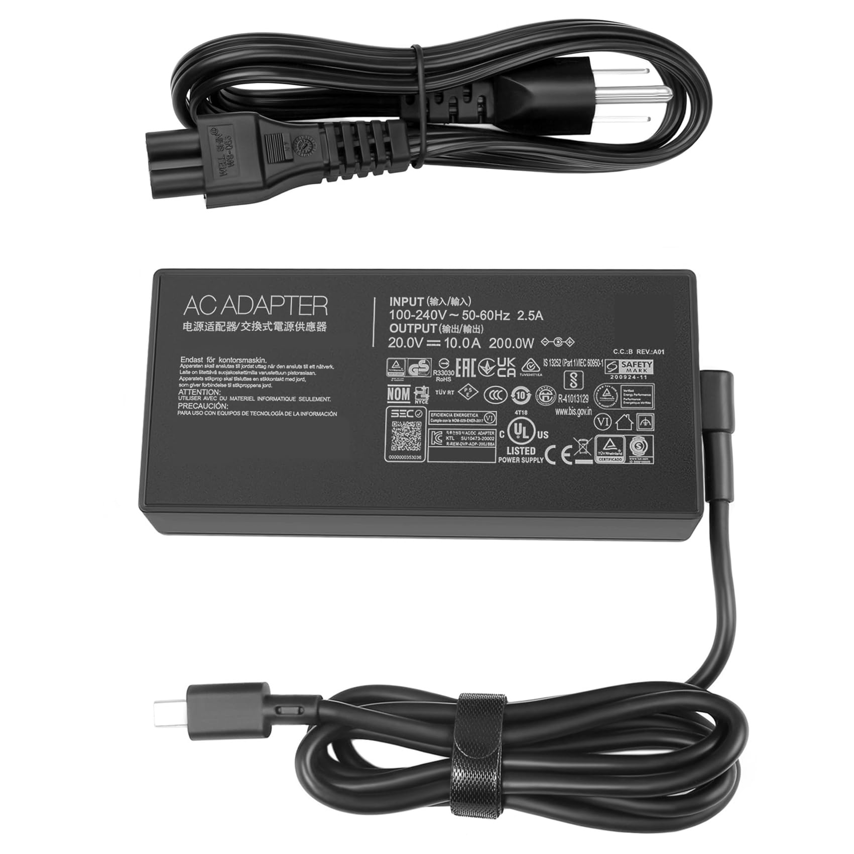 Cargador Powerportnerlink De 280 W Para Asus Rog Strix G18 G | Cuotas sin interés