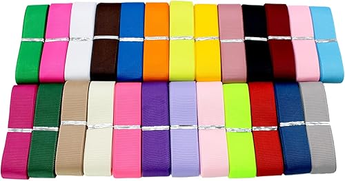 Miniatura 8 de Jesep Cinta de grogrén sólida de 100 yardas, 1 12 pulgadas, paquete de envoltura de regalo, cinta para envolver regalos, manualidades, cinta para el