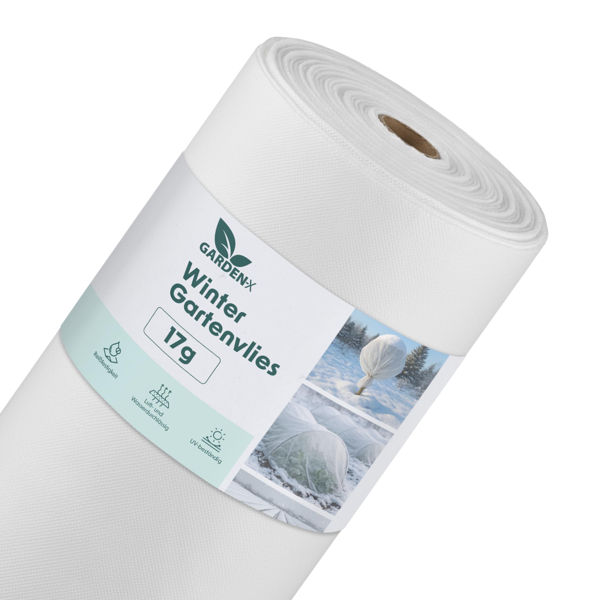 GARDENIX Wintervlies Für Pflanzen Frostschutz-Vlies 17g/m² Gartenvlies 2.1 x 100m (210m²) Winterschutzvlies Pflanzenvlies, Pflanzenschutzvlies Flies