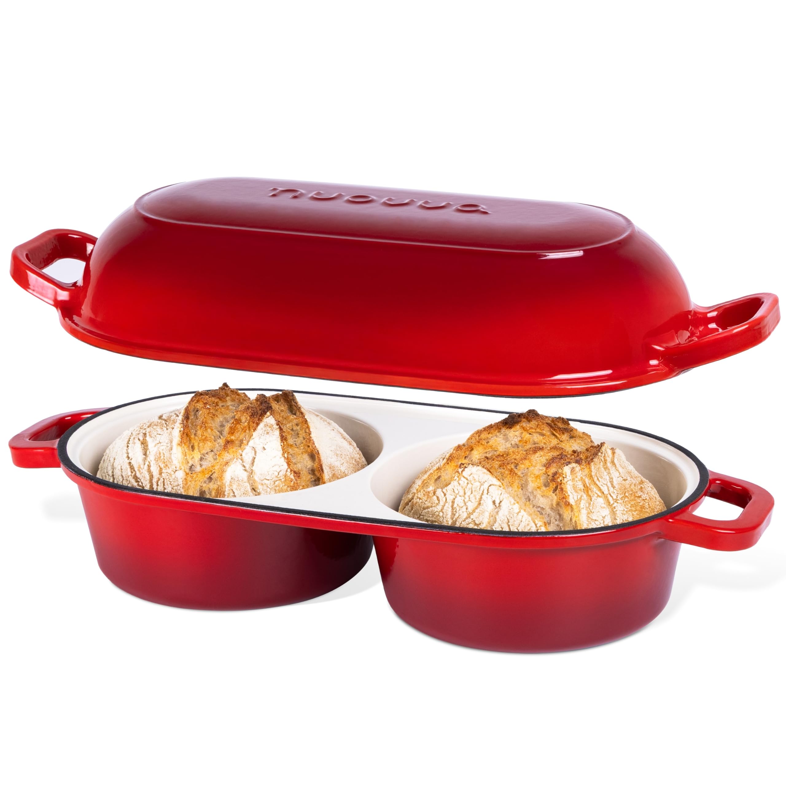 Nuovva Double Round Loaf Pan