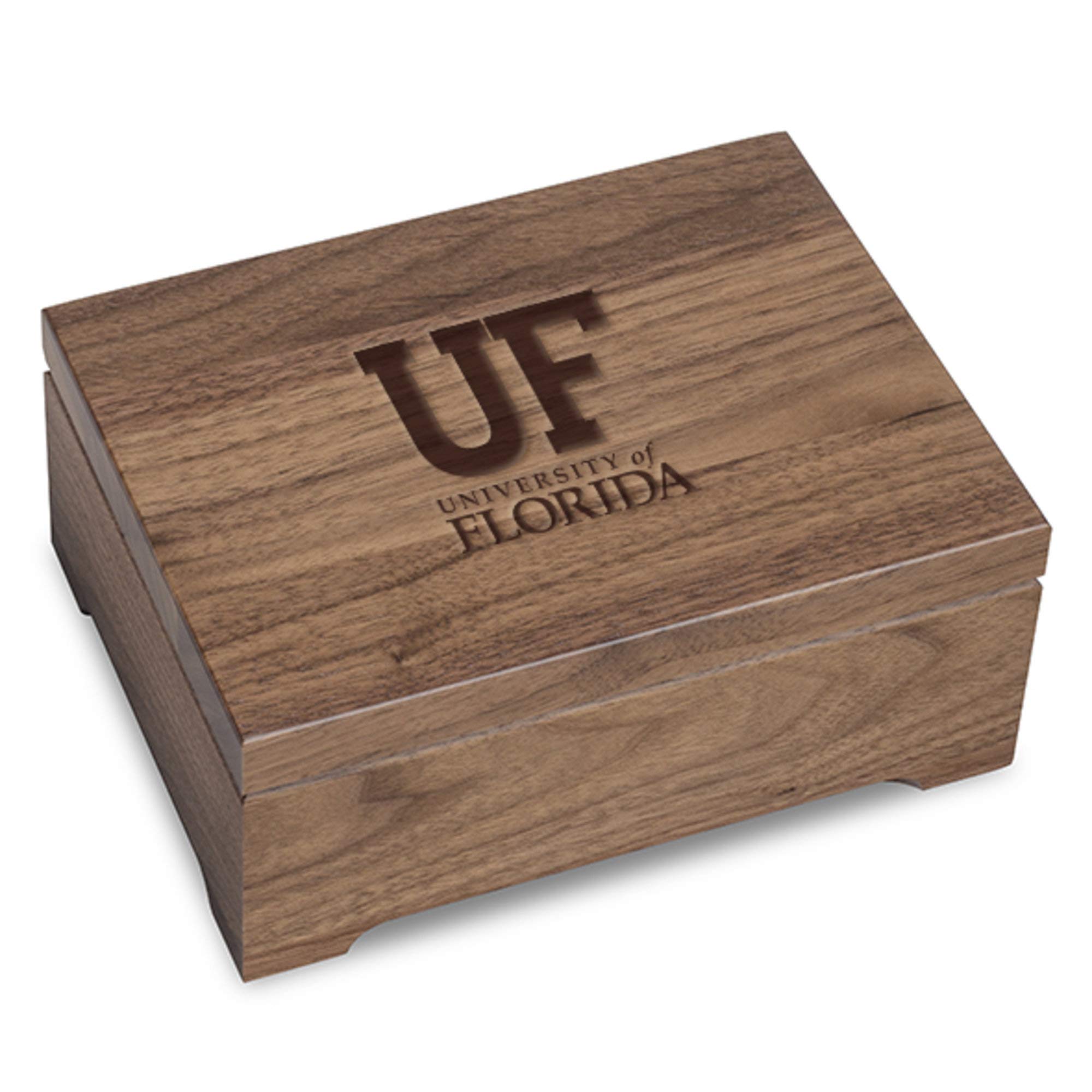 M. LA HART University of Florida Solid Walnut Desk Box