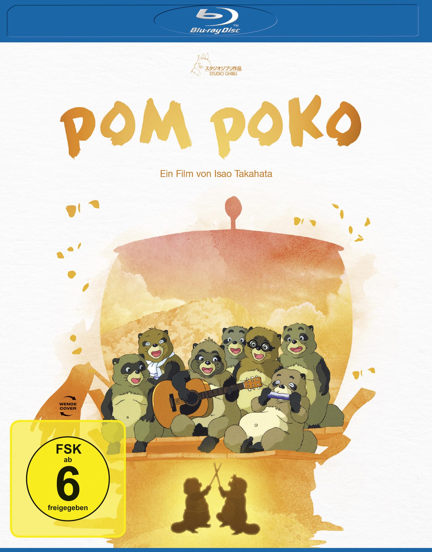 Pom Poko - White Edition Blu-ray de Studio Ghibli en edición especial para coleccionistas